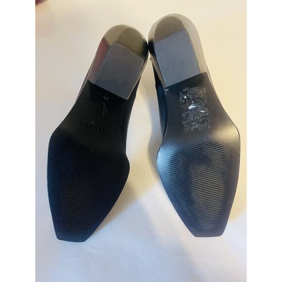 $399 - ALLSAINTS Lenora Leather Mod Bootie in Black Size 39 US 9 - Picture 5 of 6